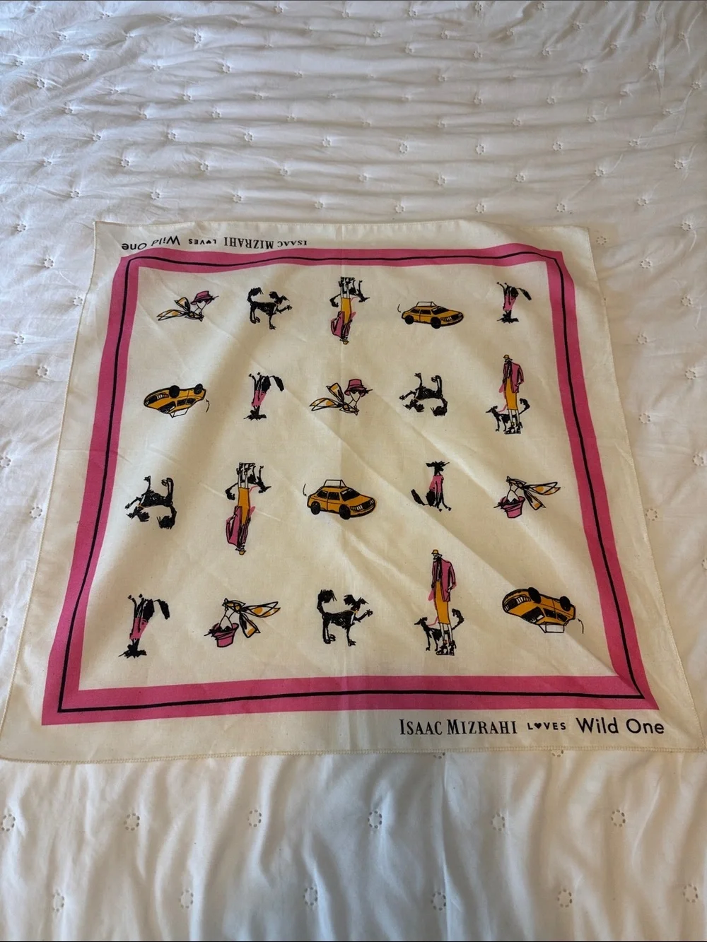 Isaac Mizrahi x Wild Ones Dog Bandana